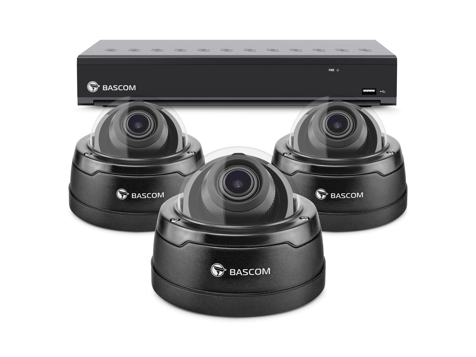 Bekabeld 3-dome-systeem PRO