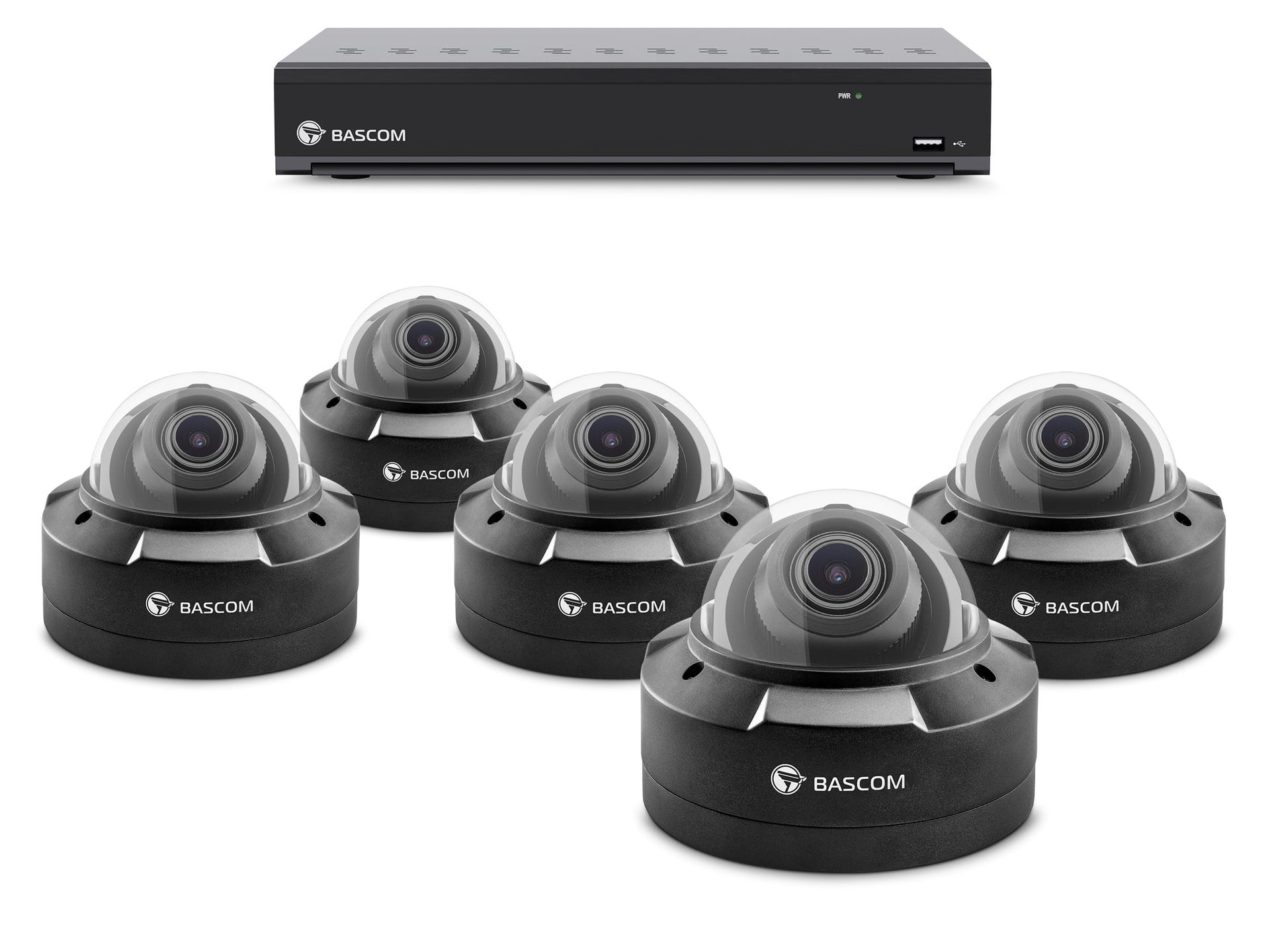 Bekabeld 5-dome-systeem PLUS