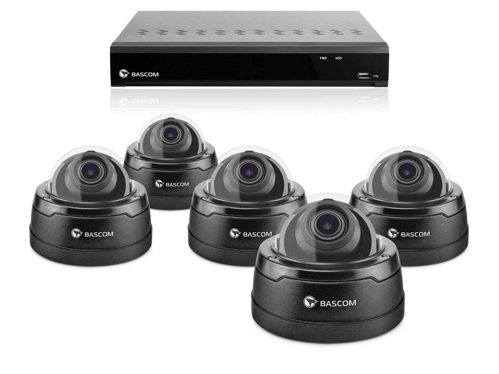 Draadloos 5-dome-systeem PRO