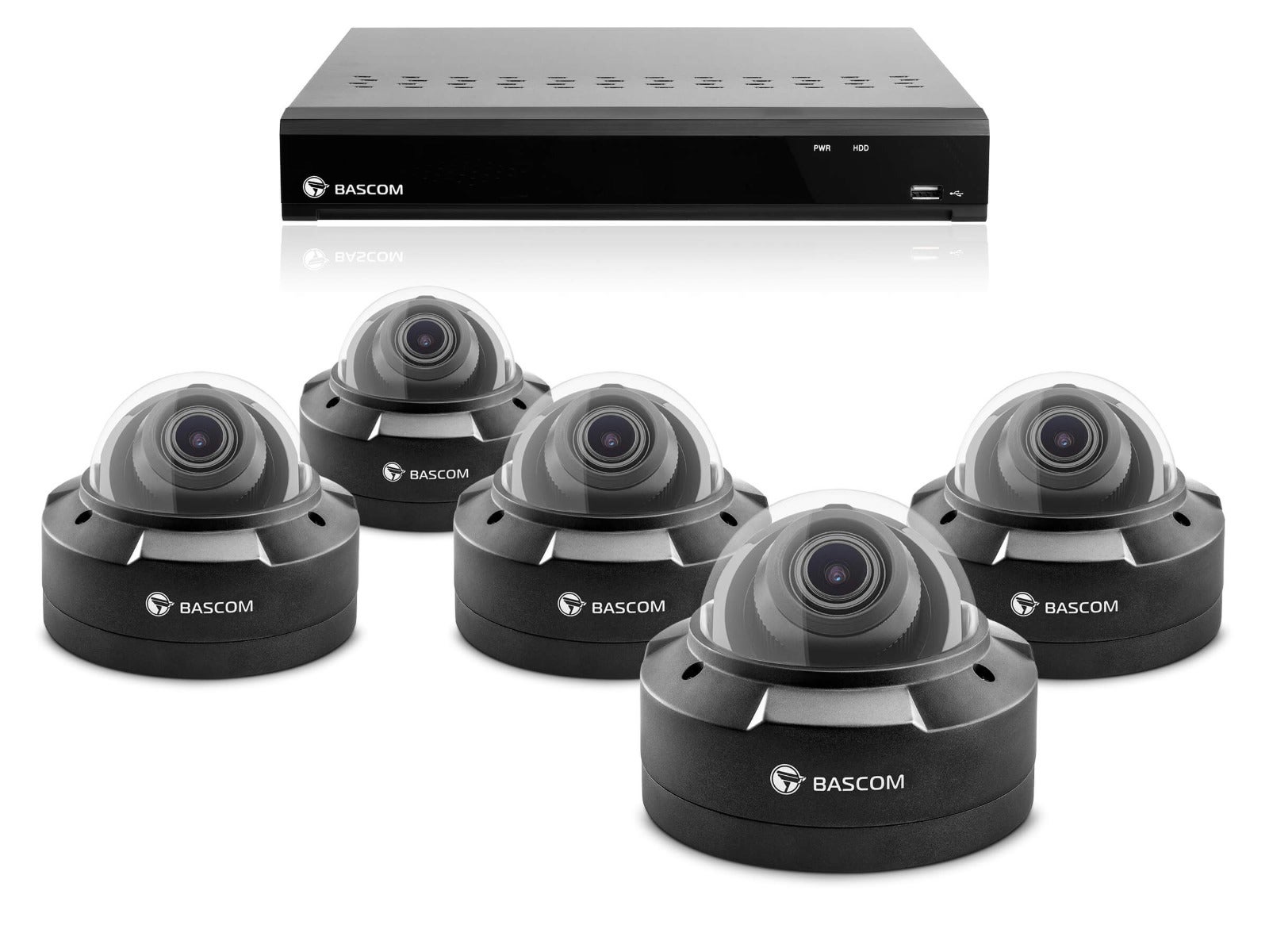Bekabeld 5-dome-systeem PLUS