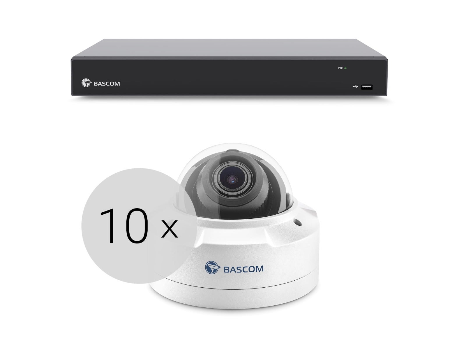 Bekabeld 10-dome-systeem PLUS Bekabeld 10-dome-systeem PLUS