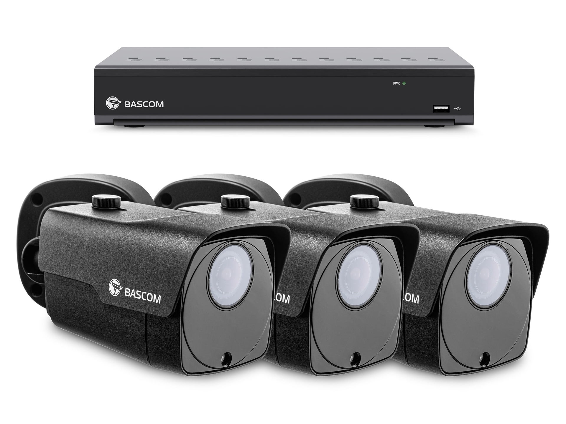 Bekabeld 3-bullet-systeem PLUS Bekabeld 3-bullet-systeem PLUS