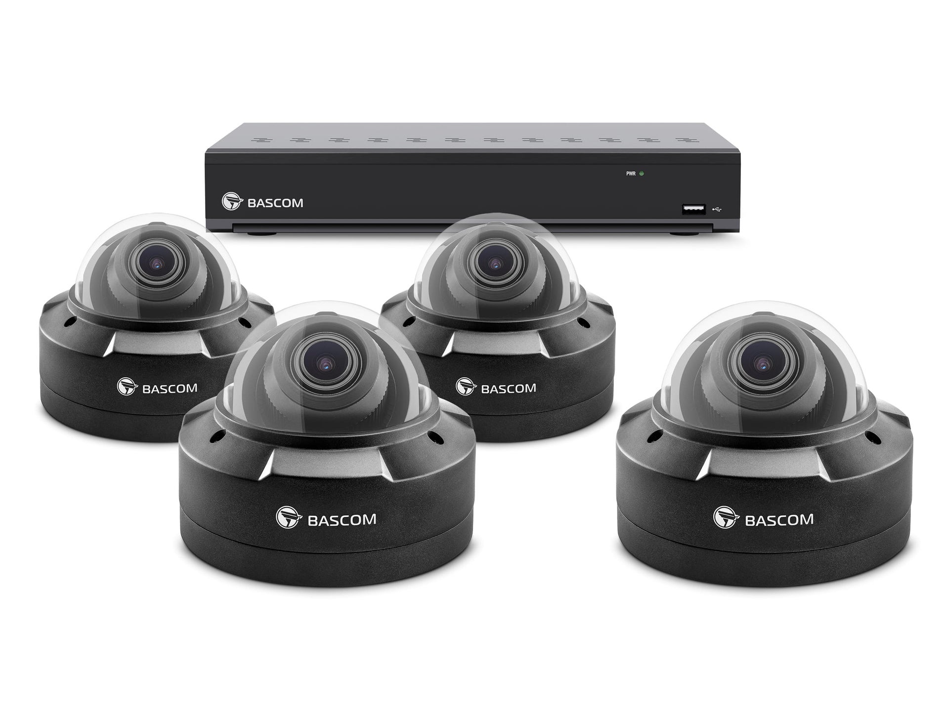 Draadloos 4-dome-systeem PLUS Draadloos 4-dome-systeem PLUS