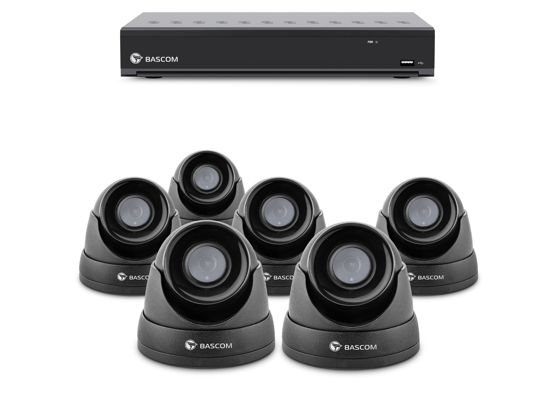 Bekabeld 6-dome-systeem Bekabeld 6-dome-systeem