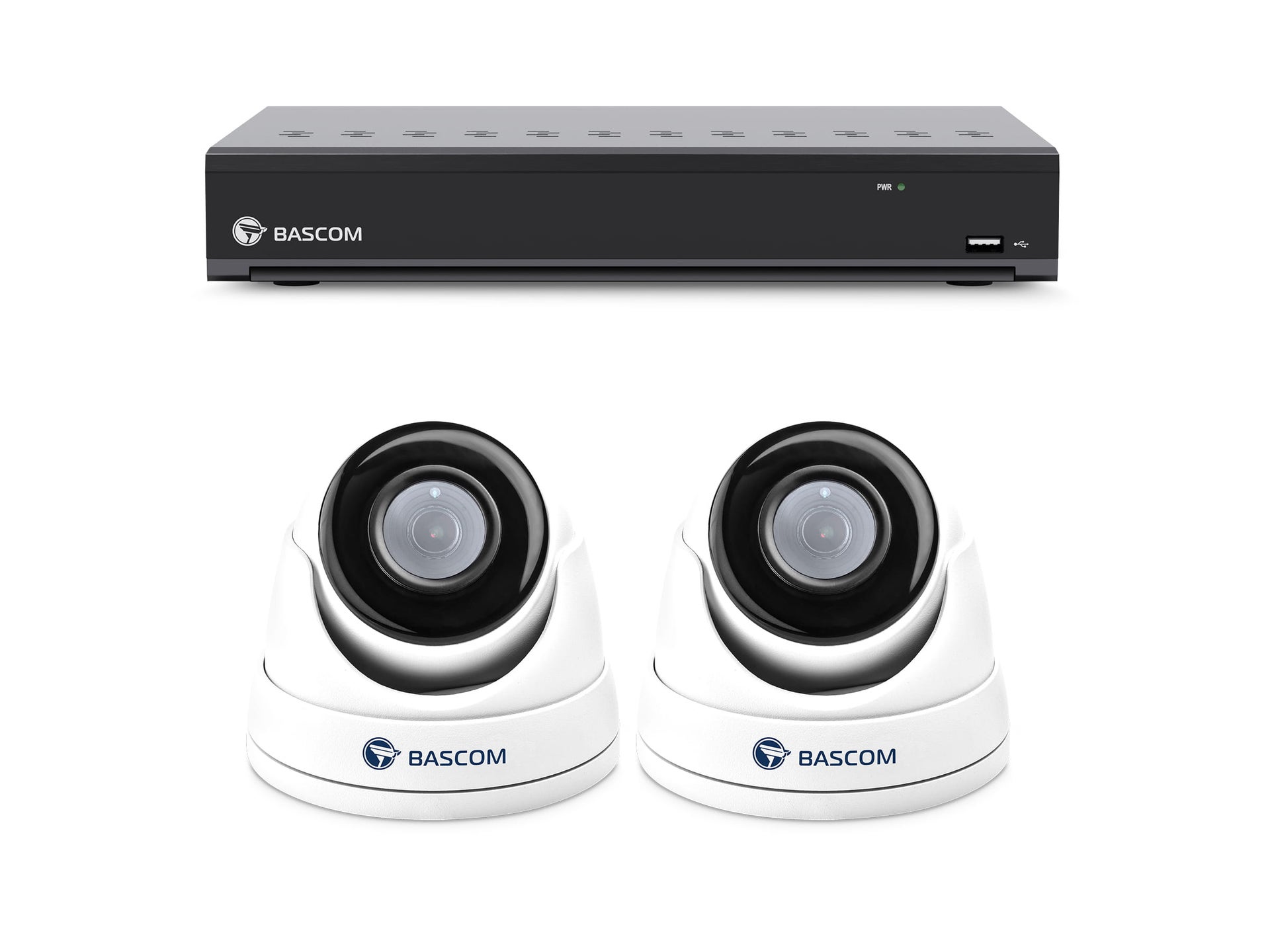 Bekabeld 2-dome-systeem