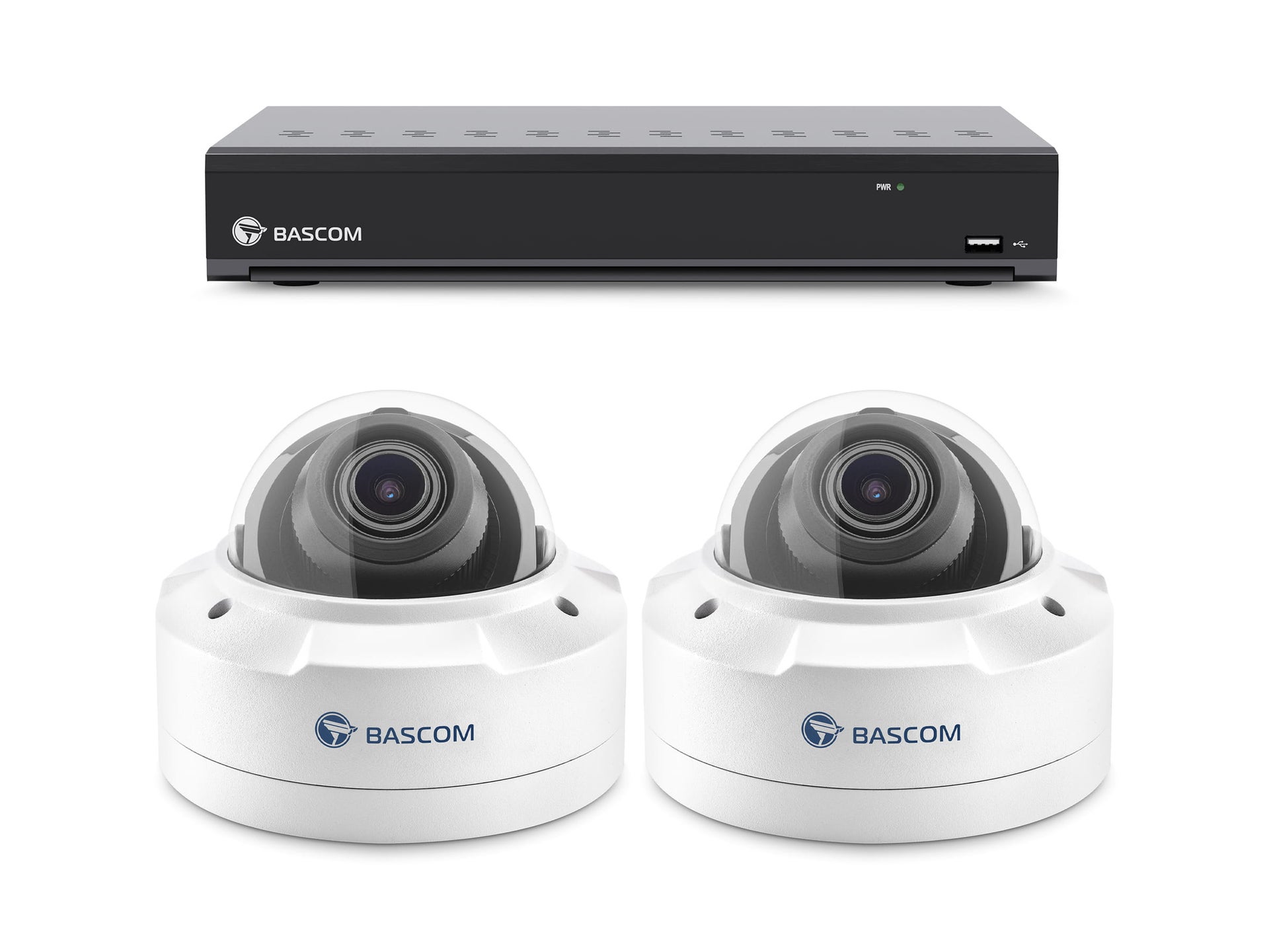 Bekabeld 2-dome-systeem PLUS