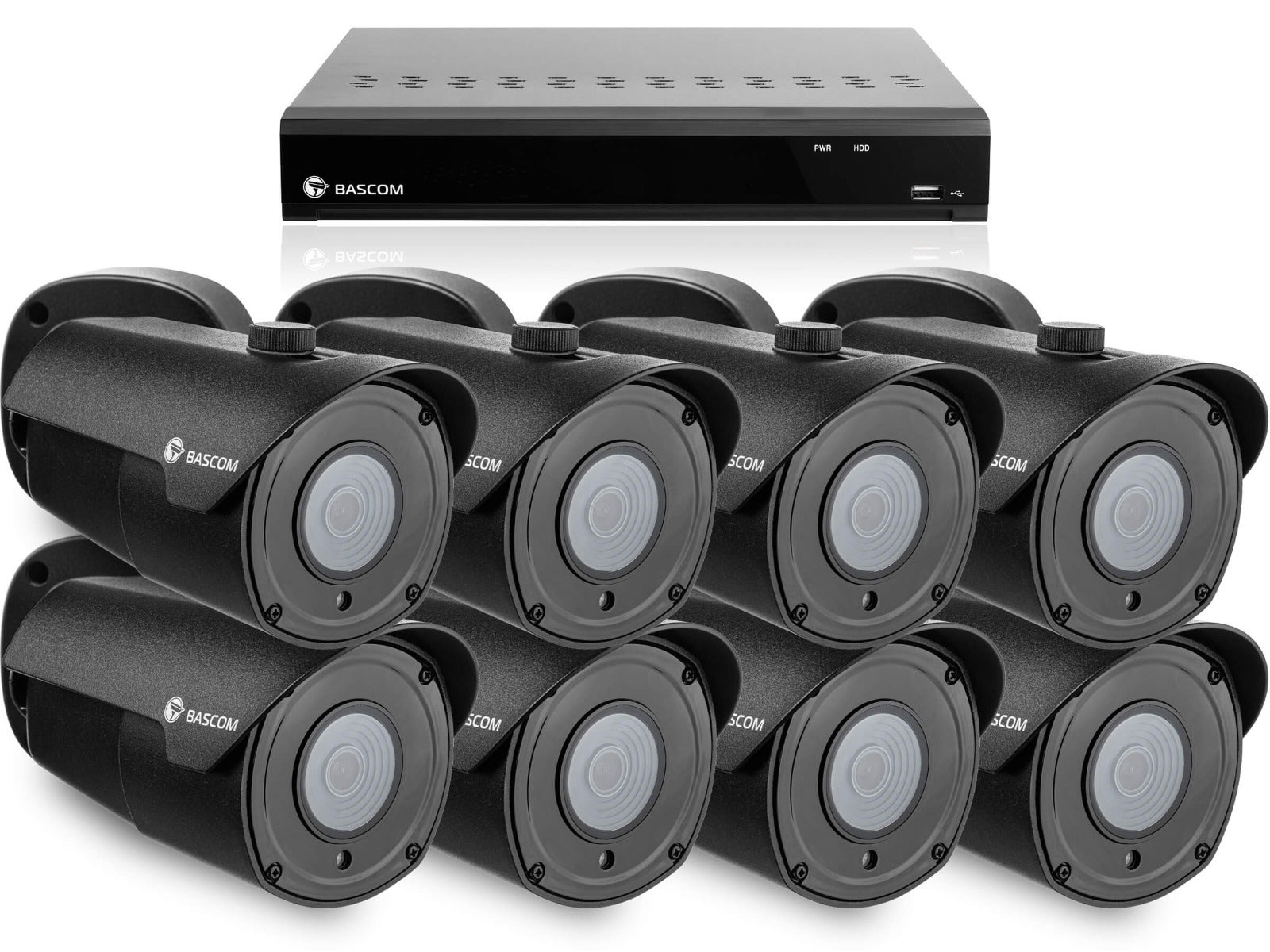 Bekabeld 8-bullet-systeem - Bascom